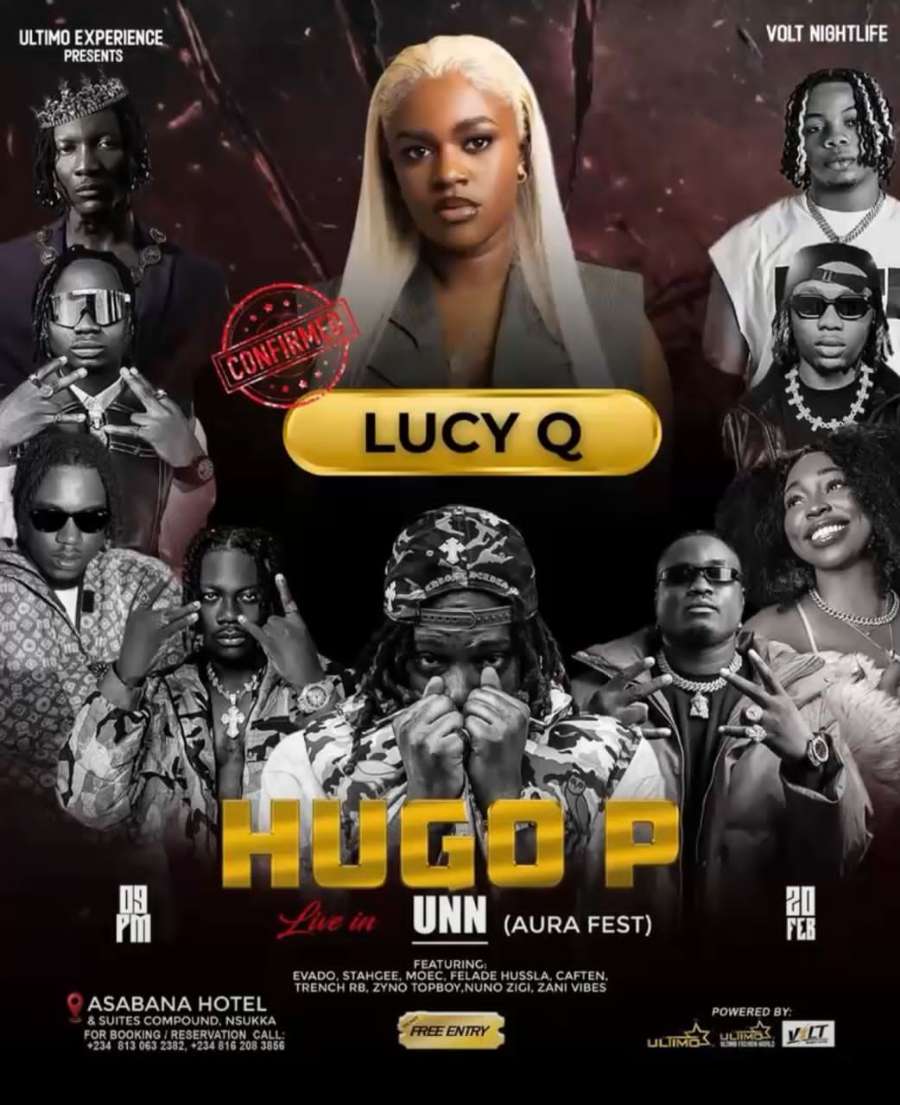 Musicianfanpage's tweet photo. Hugo P Live In UNN 🦉
    { AURA FEST }
         👑
Lucy Q Confirmed ✔️

#gengbizz ⭐ #lucyq #hugop https://t.co/Y0uAV6SKfk