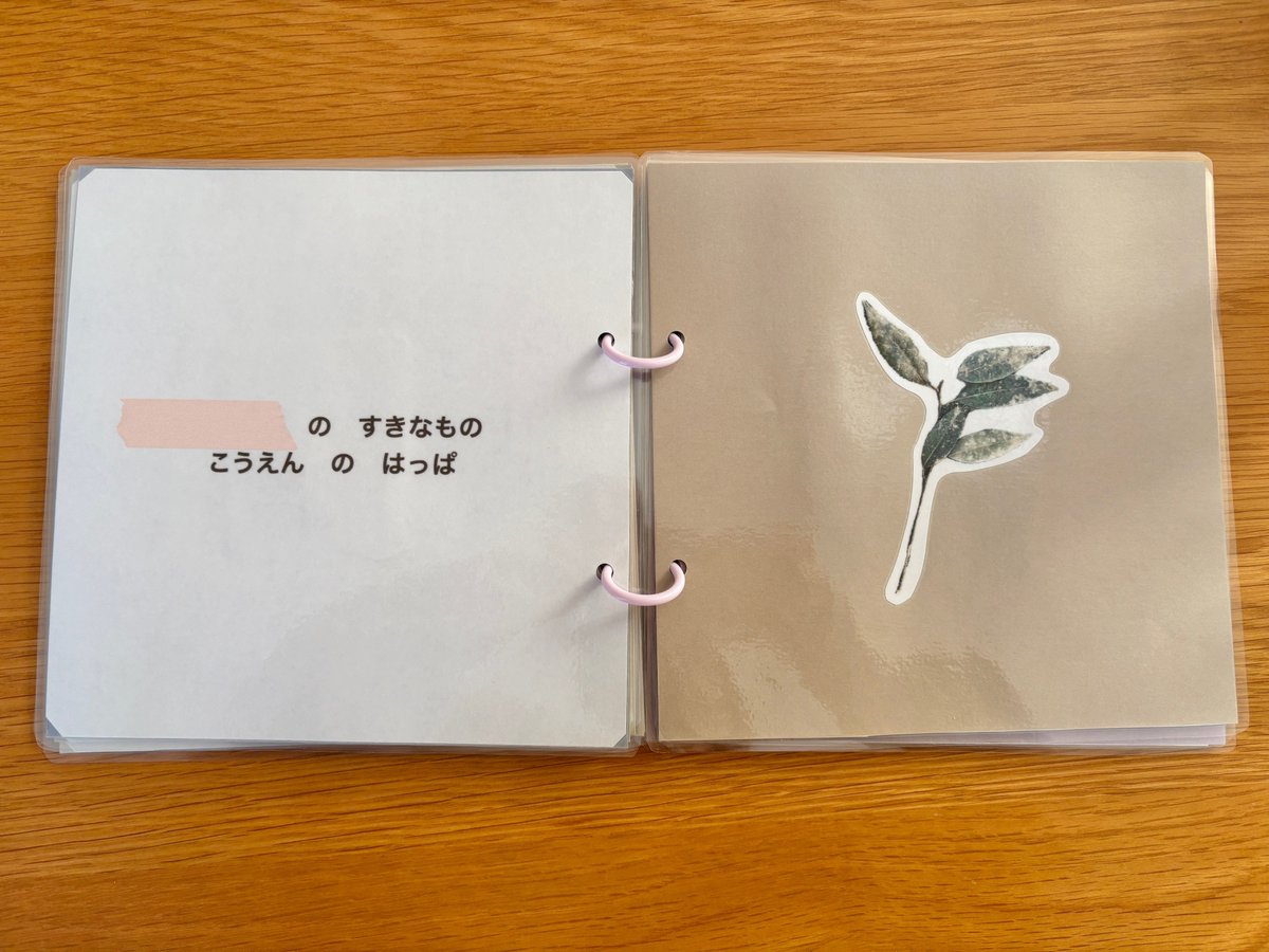 子どもの好きなものテーマに絵本作った
大きくなったときも、小さい頃はこういうものが好きだったんだよ、ってこれ見て話したいなあ