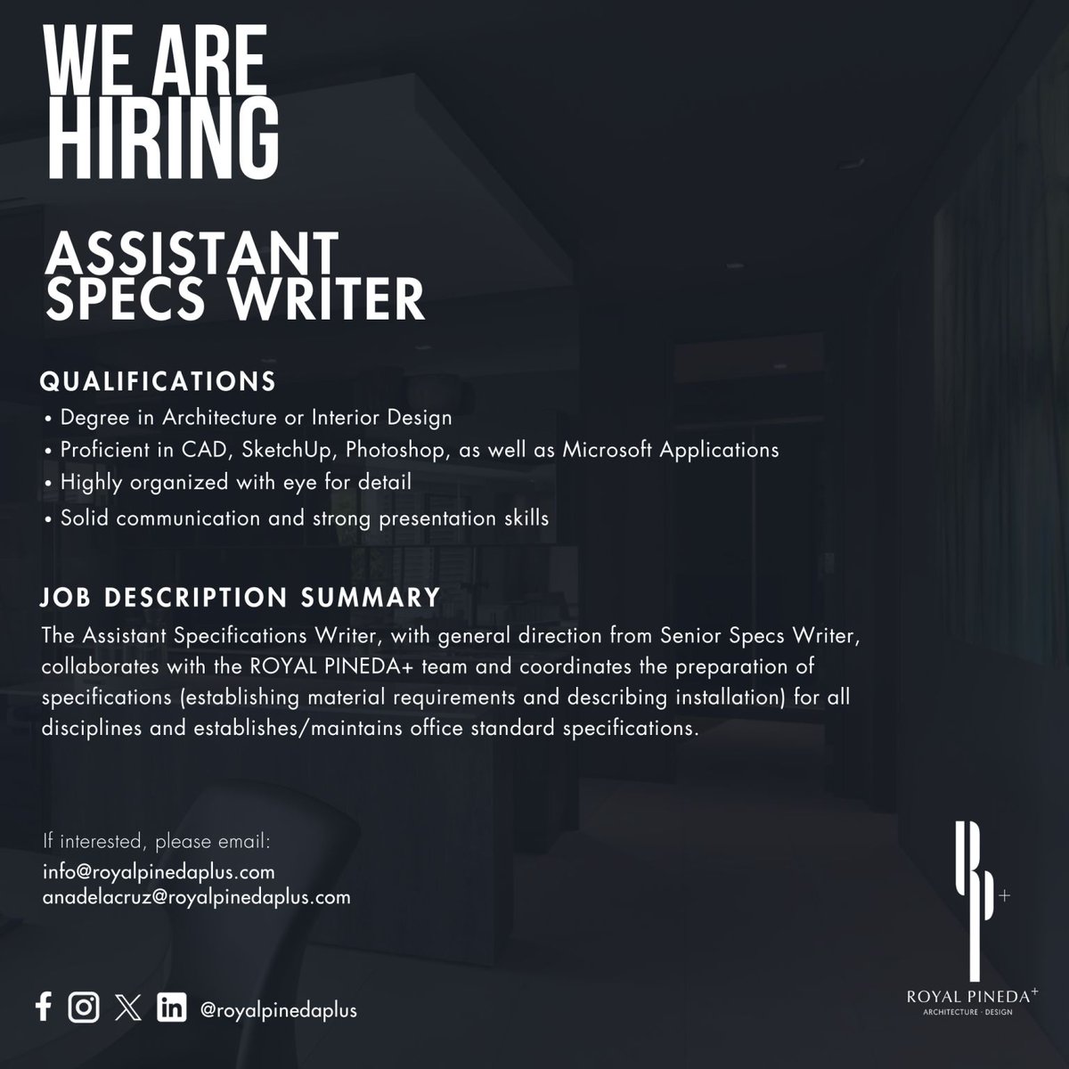 𝗕𝗲 𝗽𝗮𝗿𝘁 𝗼𝗳 𝘀𝗼𝗺𝗲𝘁𝗵𝗶𝗻𝗴 𝗯𝗶𝗴𝗴𝗲𝗿! 𝗕𝗘 𝗔 𝗣𝗟𝗨𝗦!

𝘞𝘦'𝘳𝘦 𝘭𝘰𝘰𝘬𝘪𝘯𝘨 𝘧𝘰𝘳 𝘤𝘳𝘦𝘢𝘵𝘪𝘷𝘦 𝘮𝘪𝘯𝘥𝘴 𝘵𝘰 𝘩𝘦𝘭𝘱 𝘶𝘴 𝘮𝘢𝘬𝘦 𝘢 𝘭𝘢𝘴𝘵𝘪𝘯𝘨 𝘪𝘮𝘱𝘢𝘤𝘵. 𝘠𝘰𝘶𝘳 𝘫𝘰𝘶𝘳𝘯𝘦𝘺 𝘴𝘵𝘢𝘳𝘵𝘴 𝘯𝘰𝘸!