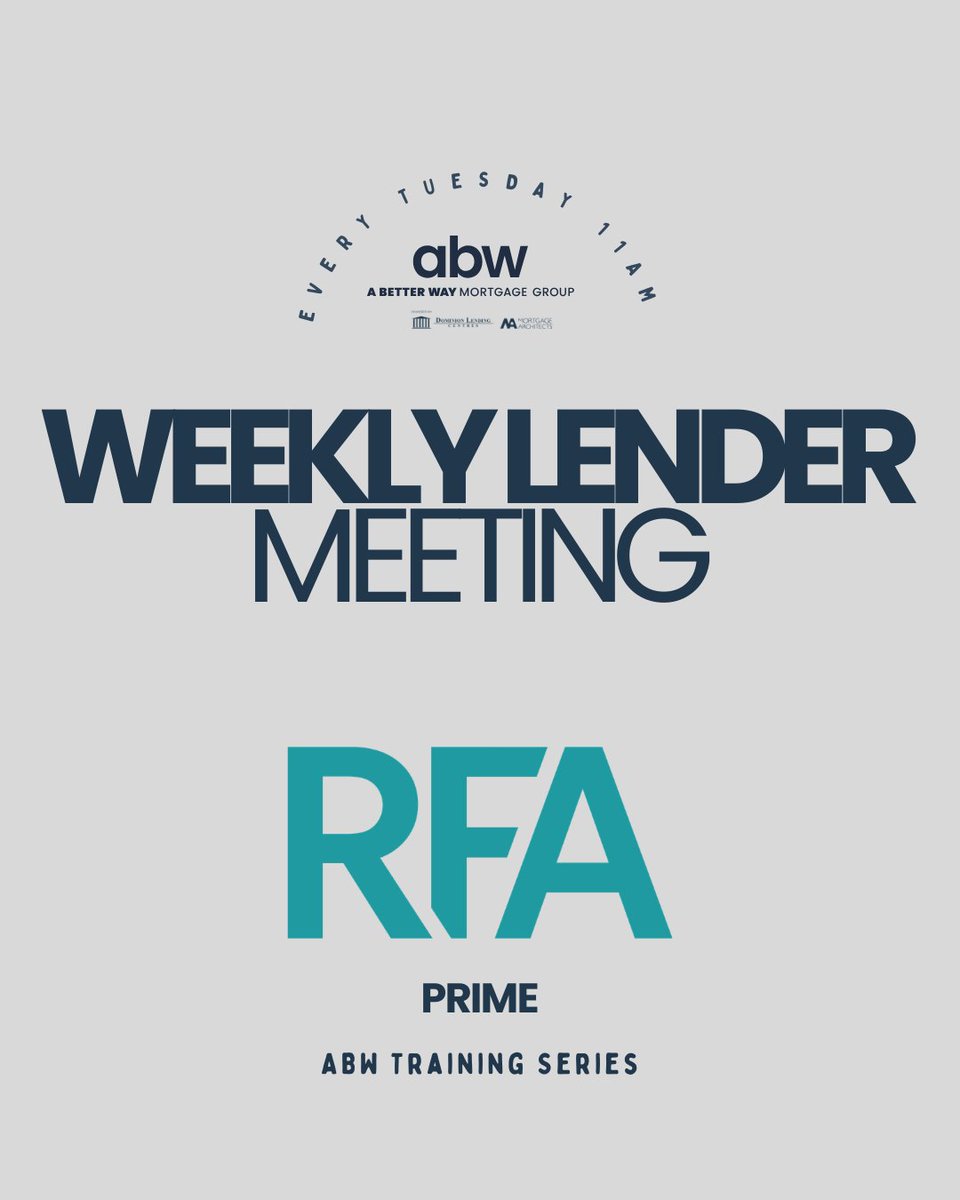 Big thanks to Kelly from RFA Alternative and Donna from RFA Prime for yesterday’s presentations! 💡

RFA Alternative highlighted flexible solutions including 35-year amortizations, extended ratios up to 60% TDS, and their contributory income program — all designed to help more