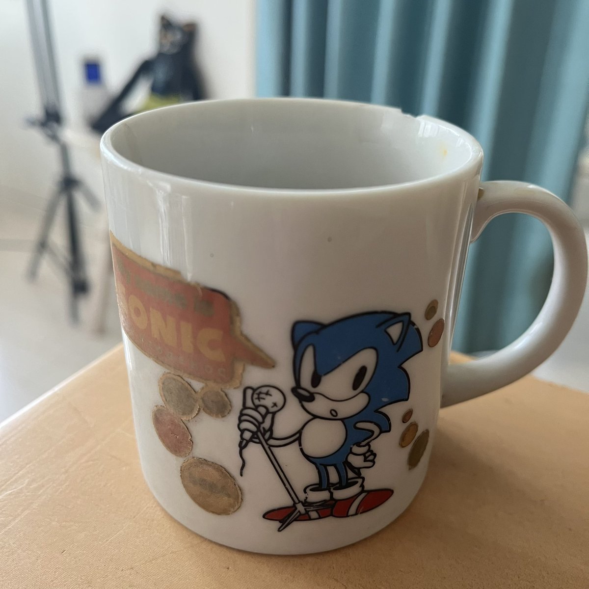 35年前SEGAのゲーセンでバイトしてた時の景品で獲得したソニックの