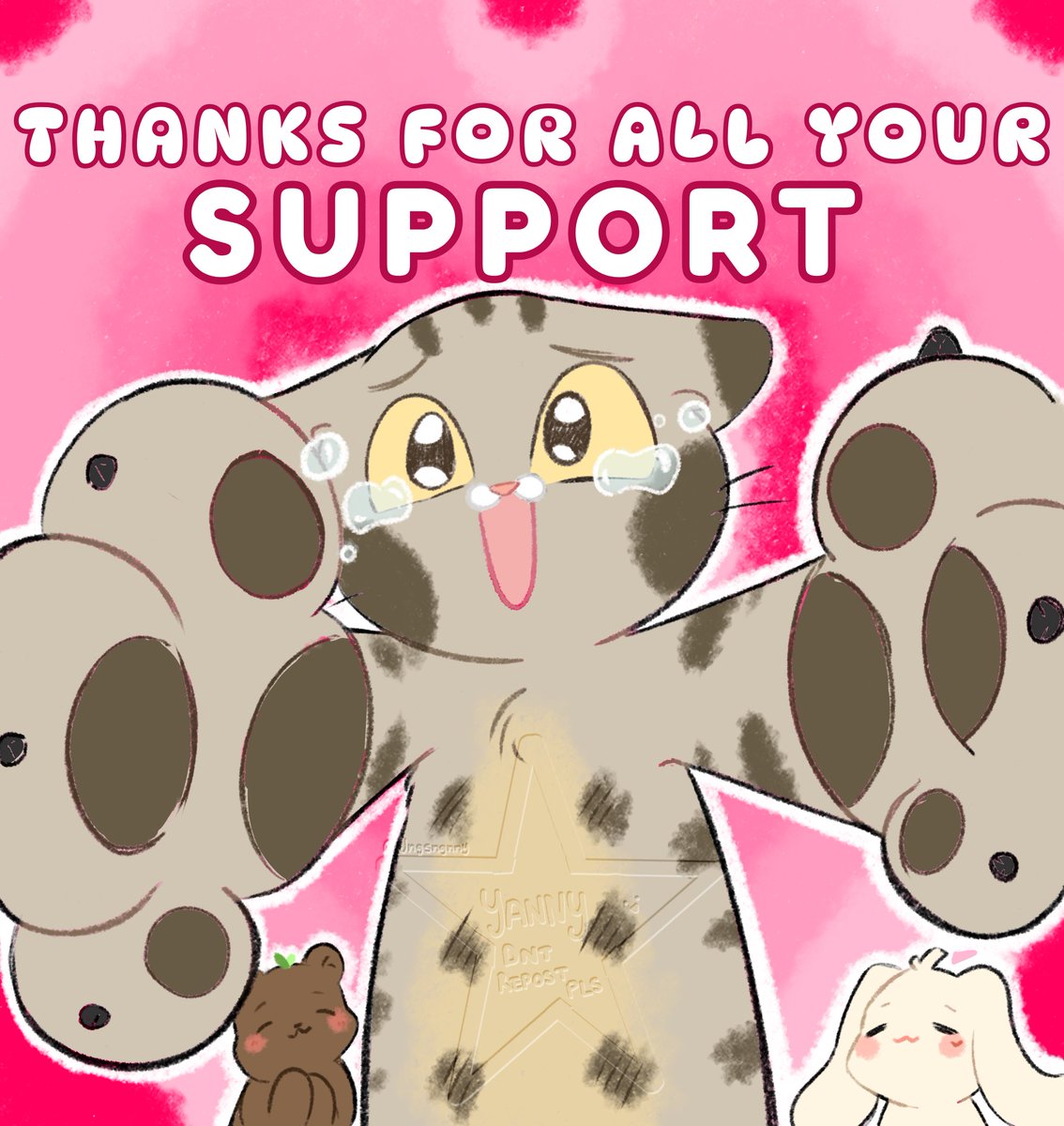 Not 🌼🐻 but...
Thank u so much for your support, I really appreciate it with all my heart, I didn't expect it

Just to clarify that my account is main JcngScng, sometimes I'm a little bit of a freak with my ult ship, glad to have you all here let's be together for a long time 💕