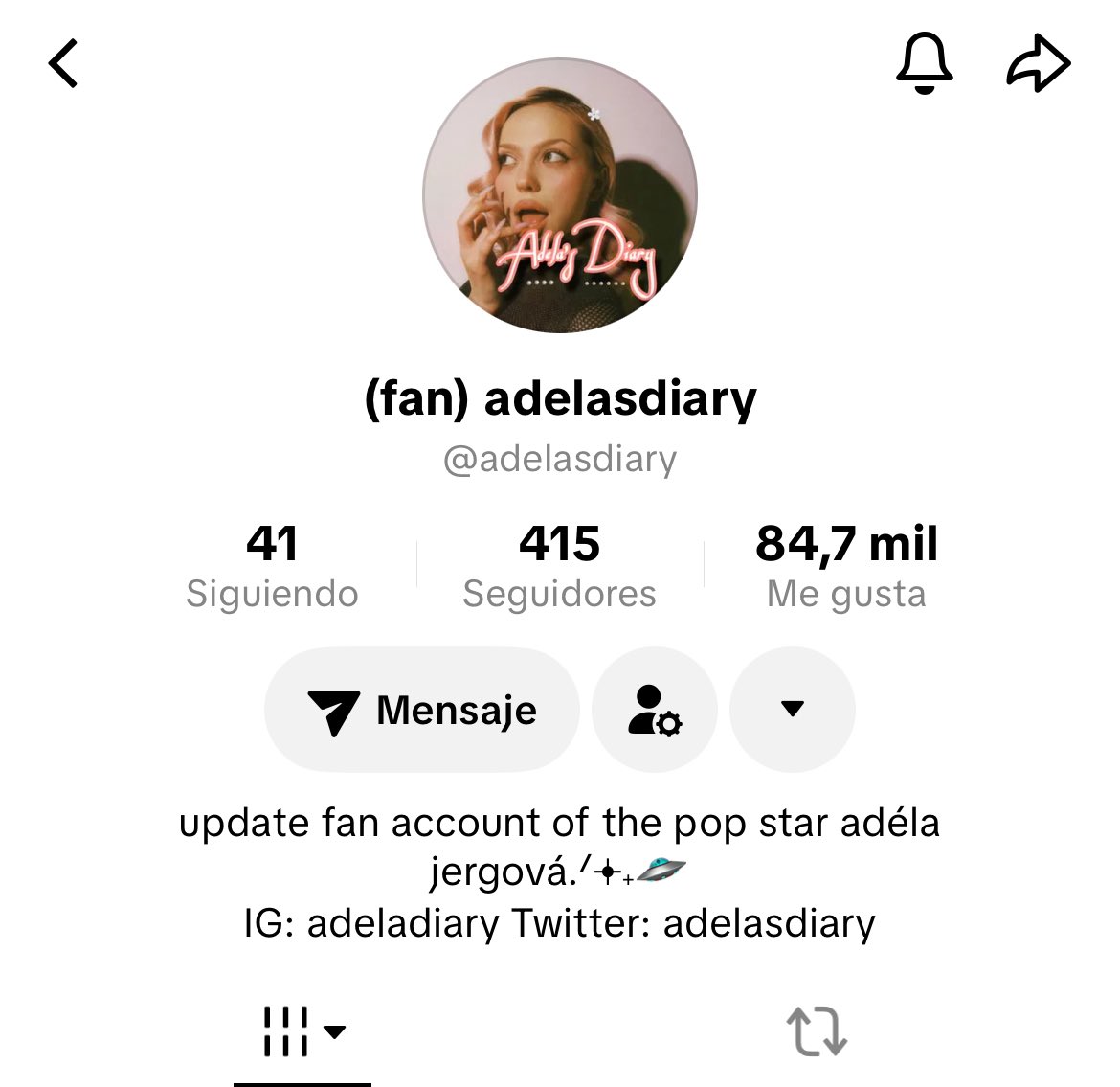 adela’s diary tweet media