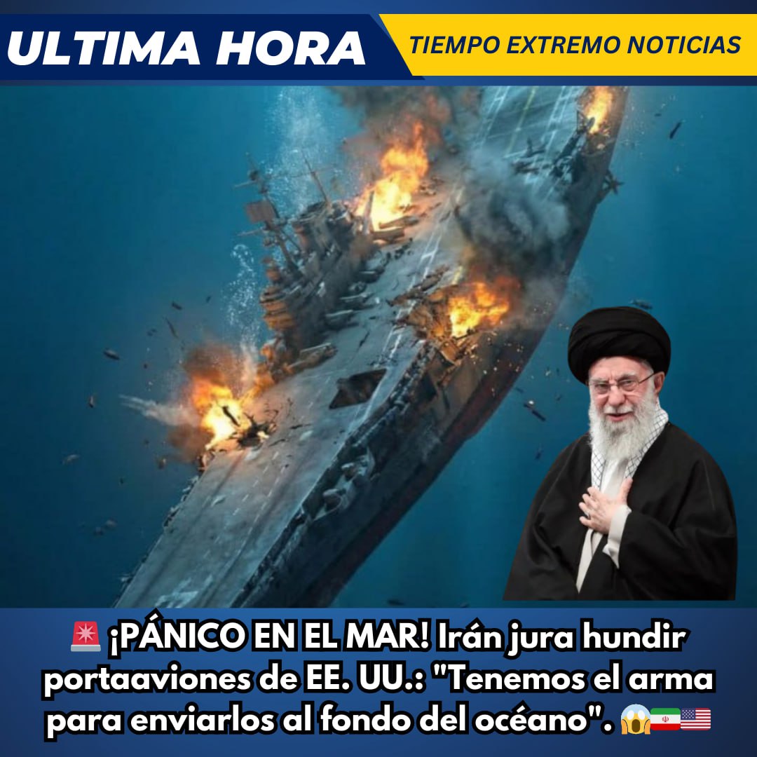 #ÚLTIMAHORA. La TGM se iniciará en Medio Oriente: dice un refran: la lengua es el látigo del culo. 🇺🇸⚔️🇮🇷

La tensión en el Golfo ha superado los límite este 17/02/26. Ali Jamenei, #Irán posee un arma superior específicamente para enviar los buques a las profundidades del mar.