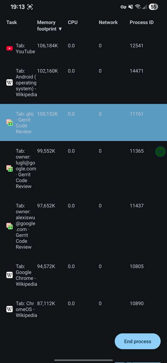 Here is the first look at the brand new task manager in Chrome for ...