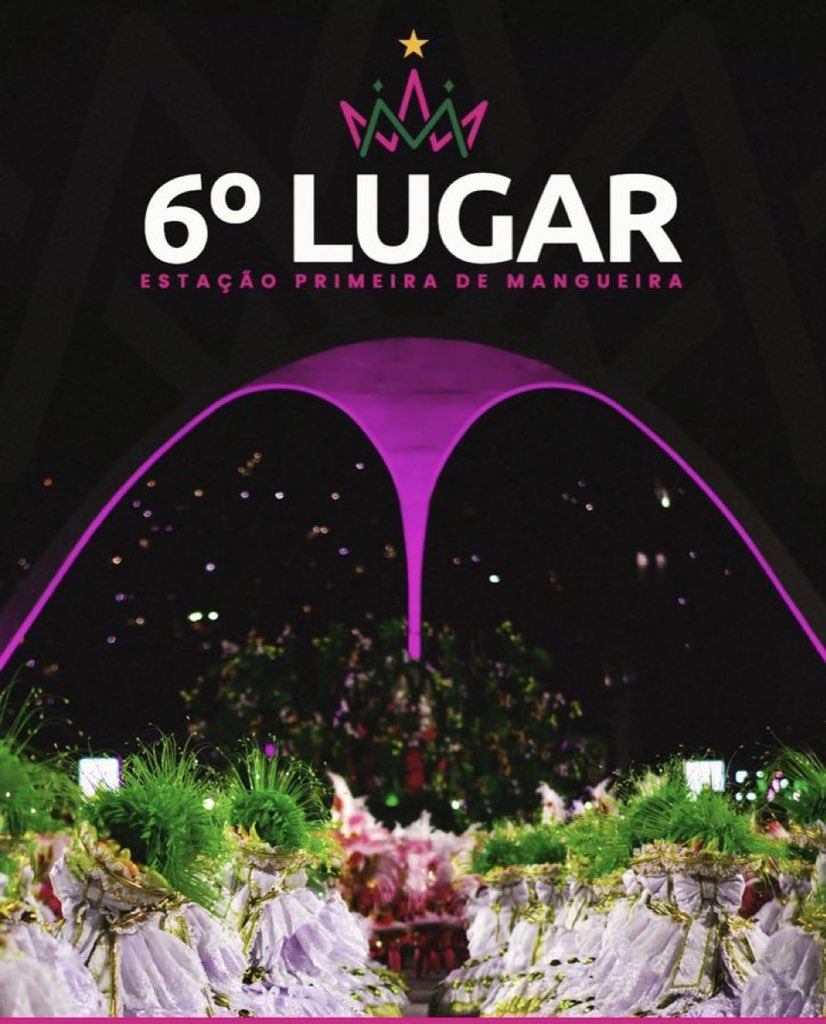 jonasdiandrade's tweet image. MANGUEIRA FOI GIGANTE DO INÍCIO AO FIM. NÃO MERECÍAMOS O SEXTO LUGAR, MAS É ISSO. BRIGAMOS! 💚🩷