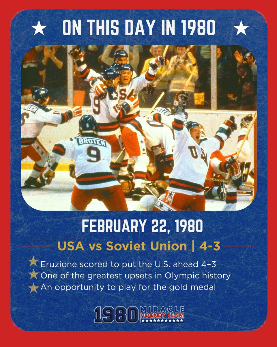 1980 Miracle Hockey Team tweet media