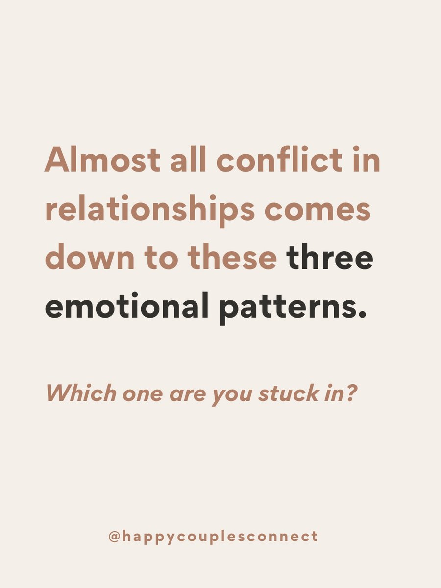 happycouplesc's tweet photo. If you're struggling with communication in your relationship, you're probably stuck in one of three negative communication cycles.

These patterns quietly create resentment, disconnect you from your partner, and make every argument feel like the same... https://t.co/aFH9eRmpqT