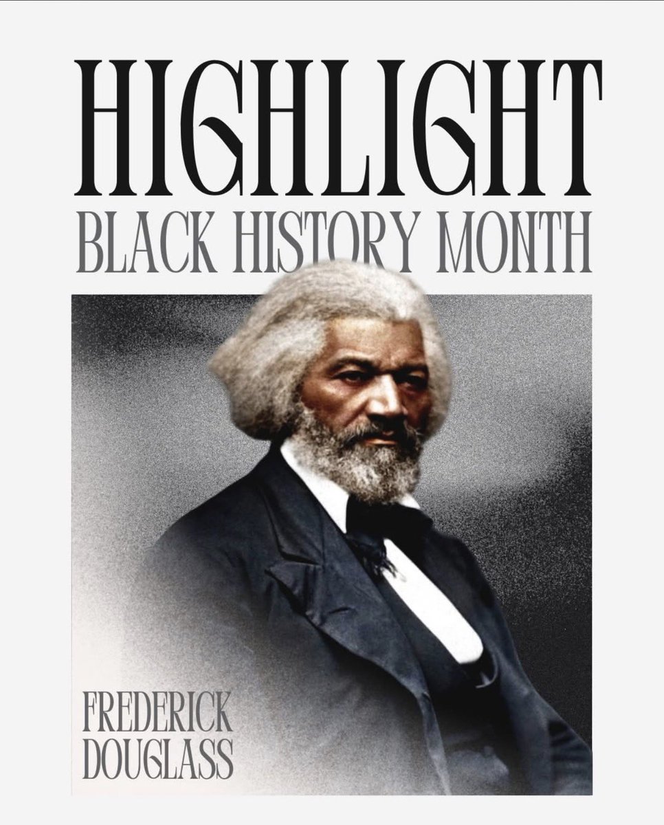 Black History Month Highlight 📖

Today we honor Frederick Douglass who celebrated February 14, 1818 as his birthday. Born into slavery, he escaped bondage and rose to become one of the world’s most powerful abolitionists, human rights leaders, and voices for freedom.

#HHOMA
