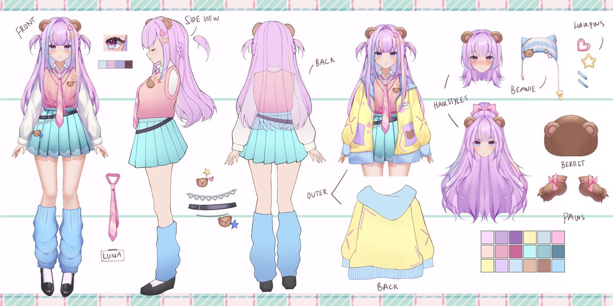 Luna Moonie 🧸🎨┆PARTNER PUSH! 💜 tweet media