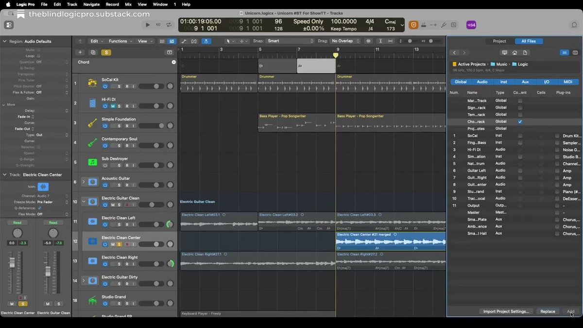 BlindLogicPro's tweet photo. Whether you have two songs with the same or similar chord progression, or you already used Chord ID or otherwise added the chords in a different version of the project, Here's how to copy chords from one project to another
https://t.co/ZHmRAl1ML4
#ChordID #BlindLogic #LogicAccess https://t.co/0imJQY54LQ