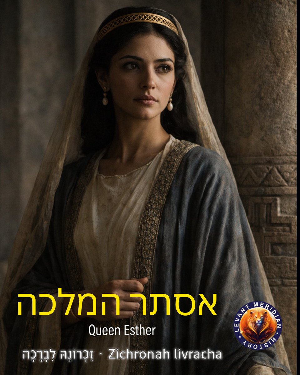 LevantMeridian's tweet photo. Esther is remembered not because she wore a crown, but because when silence was the safer choice, she spoke. ✡️ https://t.co/2yZaeQUwQC