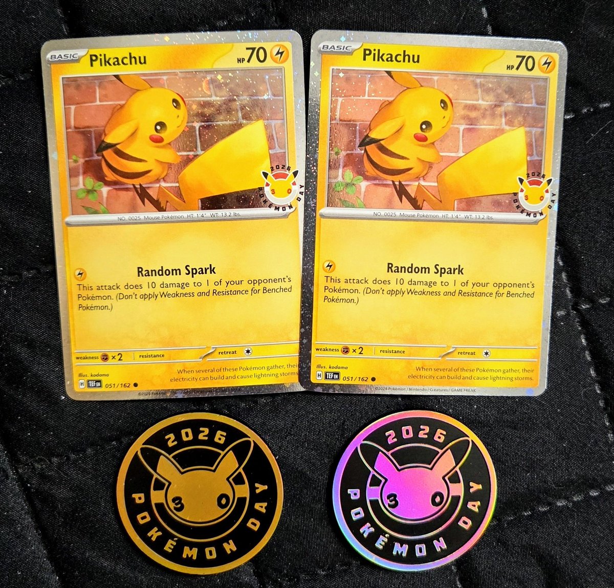 What's your favorite Lightning Pokemon?

Giving these away to 2 WINNERS 📨
PIKACHU PROMO + COIN 🪙 

Like / Repost / Comment ⚡