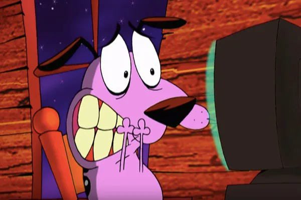 ToonHive's tweet photo. In honor of the 30th anniversary of the ‘Courage the Cowardly Dog’ pilot, what’s your favorite moment from the series? https://t.co/Rlm49lfe8U
