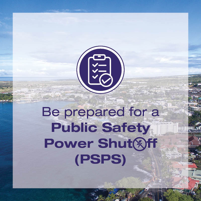 230p PSPS Watch update: We are continuing to closely monitor weather conditions across our service territories as a wind advisory remains in effect until 6 p.m. tonight. Parts of Hawaii Island and Maui are still experiencing strong gusts, particularly in North and South Kohala on