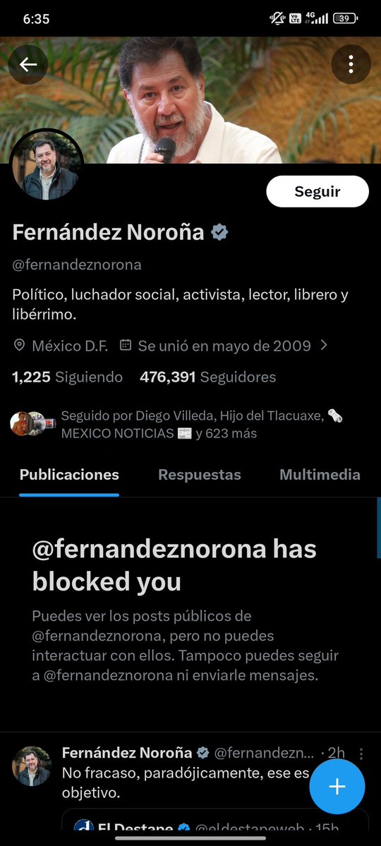 ¿Cuál es la diferencia entre los políticos del Régimen y de la oposición? 
Que frente a la crítica en redes sociales los primeros te bloquean, y los segundos te siguen. Y no hablo a la ligera. Me he encontrado en ambas situaciones.
¡Pero la verdad no se bloquea!