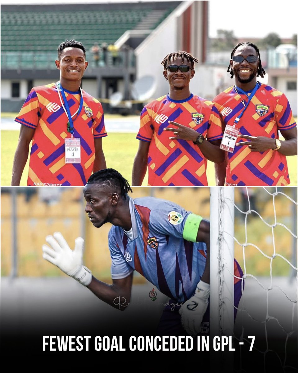 isjusthegame's tweet photo. After match day 22, Accra Hearts of Oak have only conceded 7 goals! 🙀

#GPL  #accraheartsofoak https://t.co/2As7gSe7mm