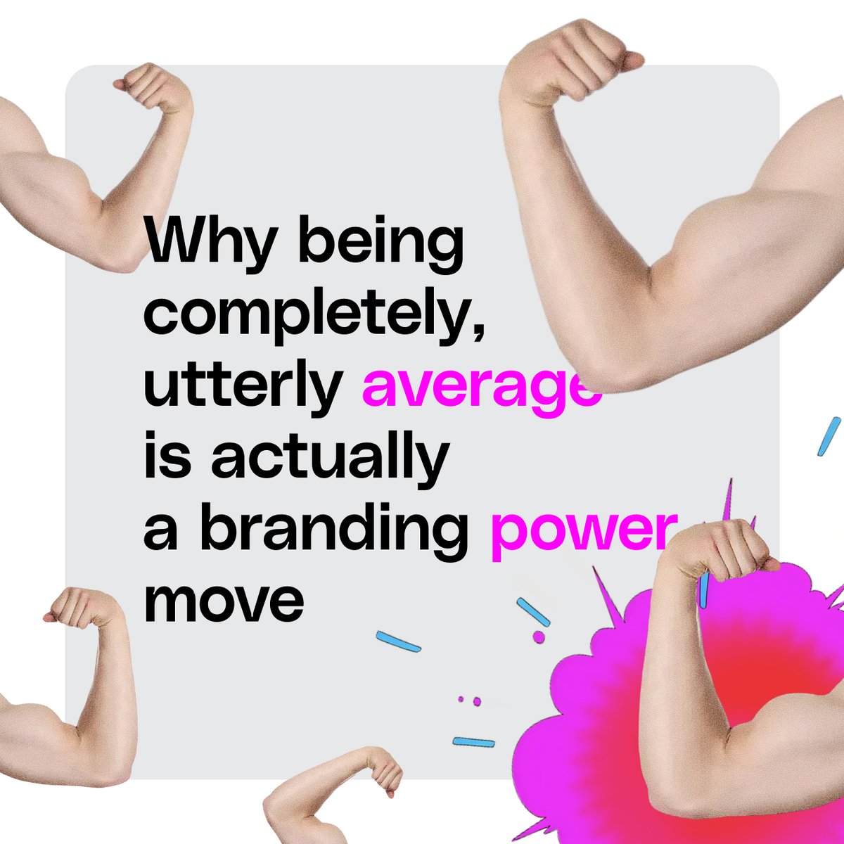 krisnord's tweet photo. Definitely don't #brand like me, who brands brands that are different from other brands.
Here's a few reasons why being completely, utterly average is actually a power move👇 https://t.co/g1ldBqBouJ