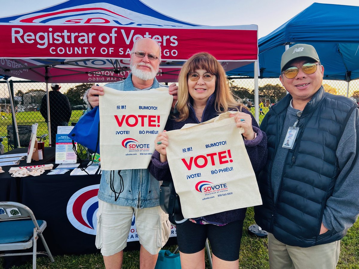 San Diego County Registrar of Voters tweet media