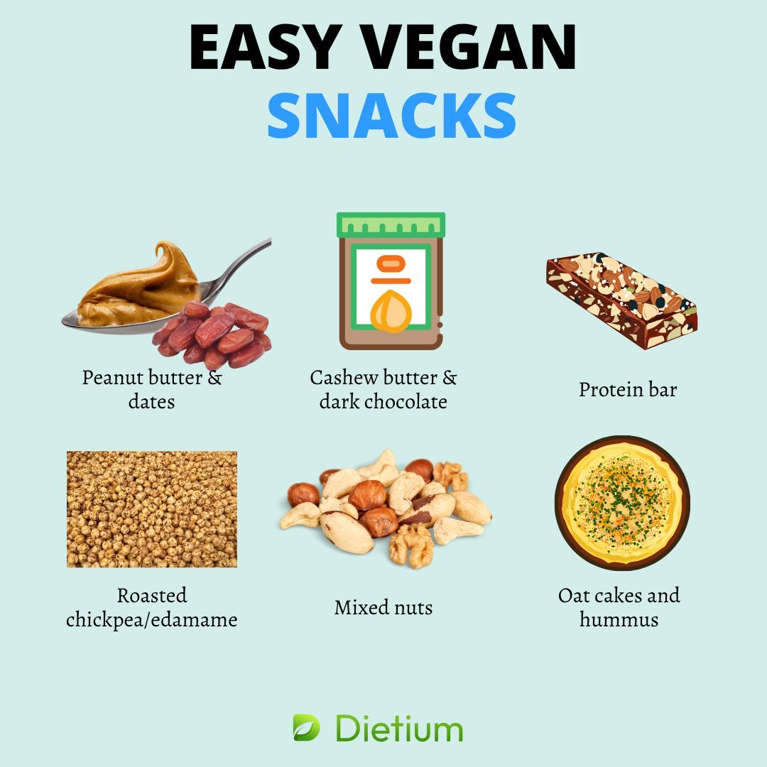 dietium's tweet image. Looking for easy vegan snacks? Try peanut butter &amp;amp; dates, cashew butter &amp;amp; dark chocolate, roasted chickpeas, mixed nuts, protein bars, or oat cakes with hummus!
#Dietium #VeganSnacks #HealthyEating #PlantBased #SnackTime
