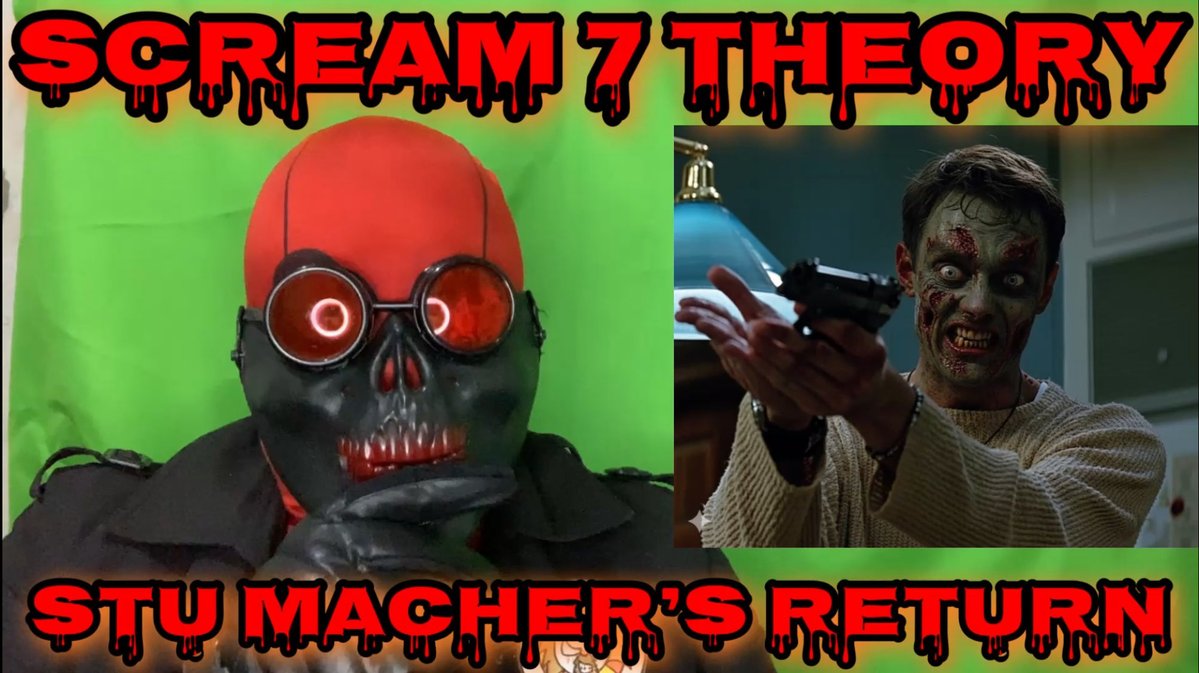 With the eminent release of Scream 7, time to put my thinking cap on and theorize just how Matthew Lillard’s Stu Macher might maybe return to the franchise… 

Scream 7 Theory: Stu Macher’s Return
youtu.be/BjxlU5HJrw0