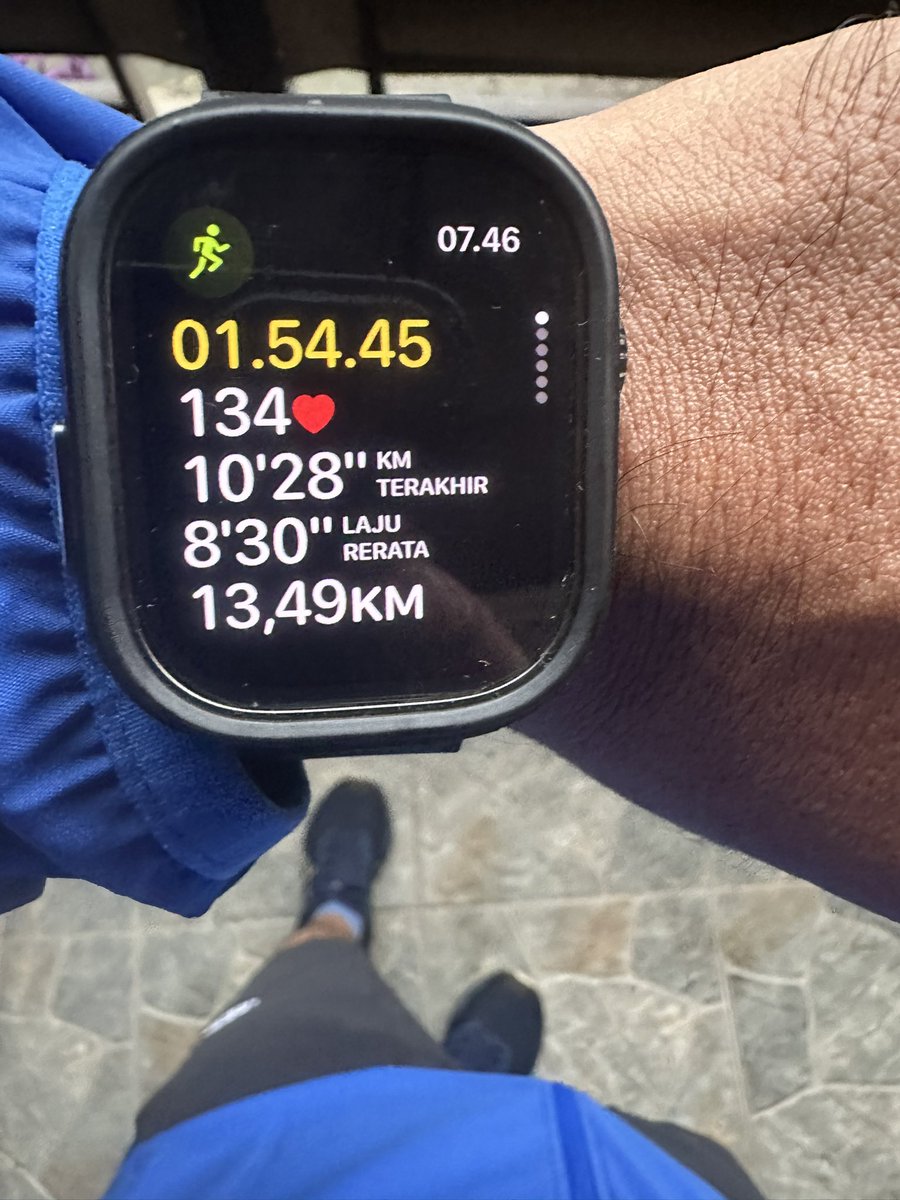 DdysBolank's tweet photo. first day of Ramadhan fasting....🏃🏼‍♂️... 
#running #laripagi https://t.co/wJ4Nv81rEi