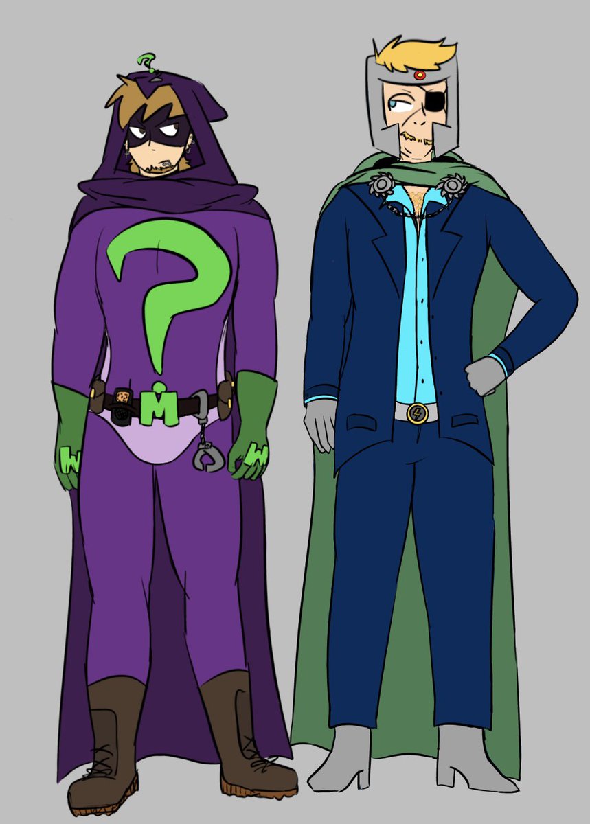 Finally a ref of them drawn next to each other #spbunny #mystechaos