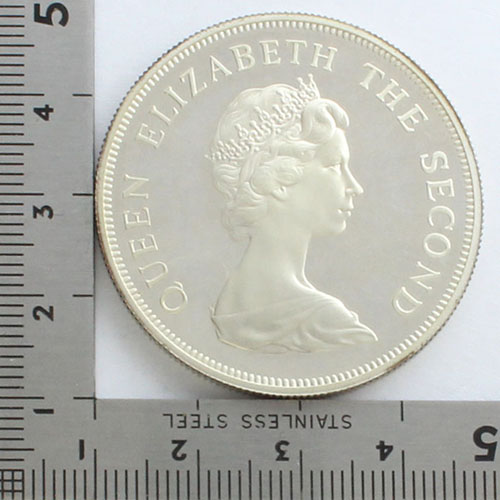 🇹🇻ツバル 1981年 5ドル銀貨 エリザベス2世》 ⭐️チャールズ皇太子