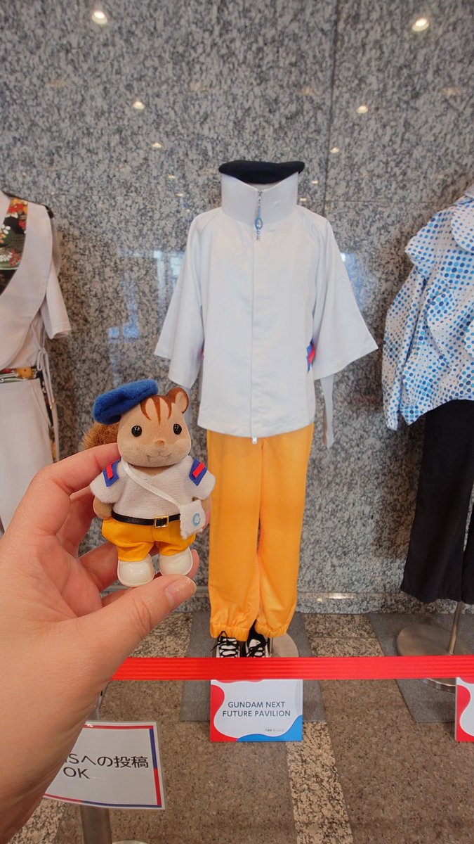 明日まで開催の万博ユニフォーム展示滑り込みで見に来れた！