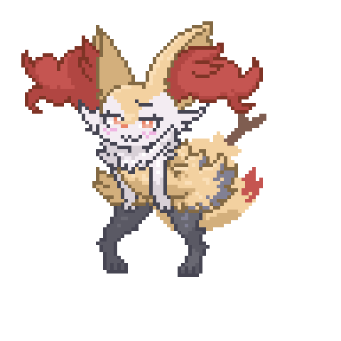 i really really really like this drawing of braixen, so i made it