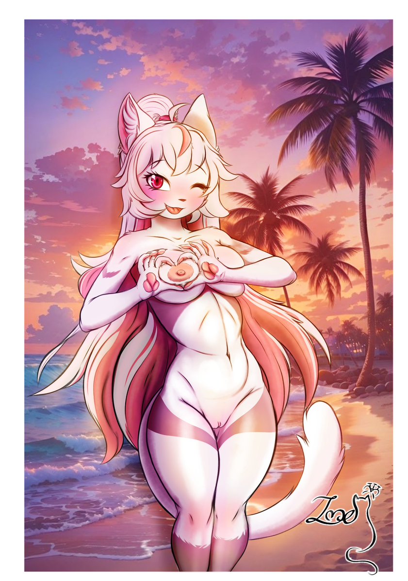 This adorable kitten has arrived, and everyone loves her! She's here to steal hearts 💖🐾 Who wants to keep her company this evening?

A huge and heartfelt thank you to <a href="/kitsumyfox/">Kitsumy</a> for trusting me and letting me use their beautiful kitten in this scene ✨
#nsfwfurryart  #furryoc