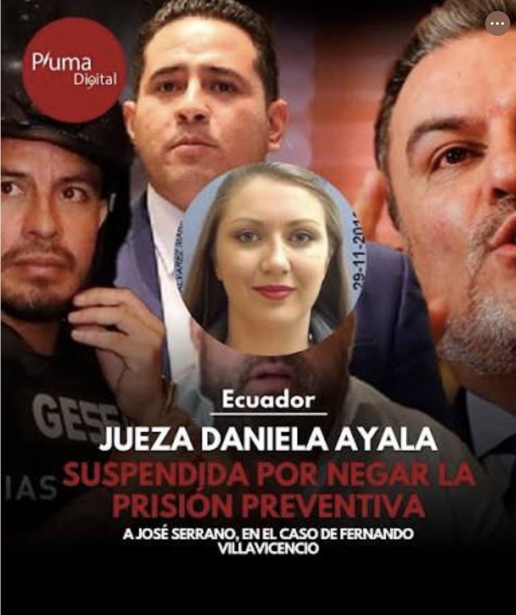 marbra2020's tweet photo. DANIELA AYALA ALIA "LA JUEZA" ESTÁ JUGANDO CON LOS ECUATORIANOS

DESTITUCIÓN YA!! https://t.co/14Sv5wES6e