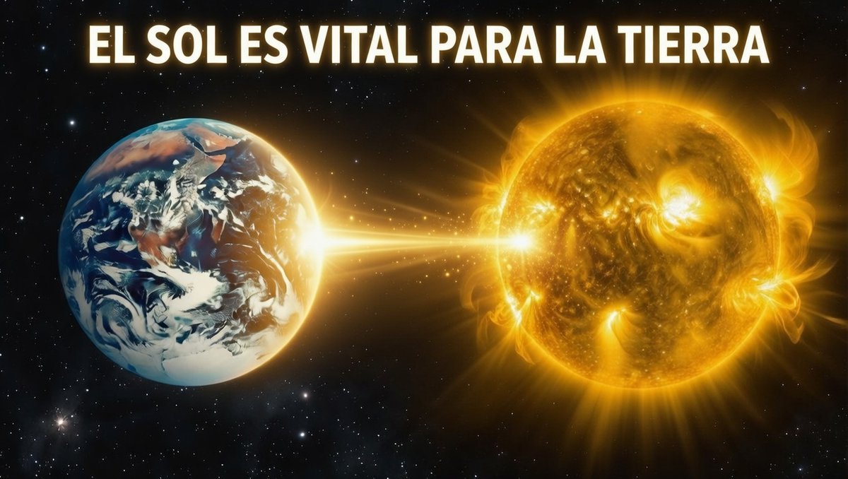 El sol y la tierra
The sun and the earth

¿Por qué es vital el sol para la tierra?
Why is the sun vital to the earth?
なぜ太陽は地球にとって重要なのでしょうか?