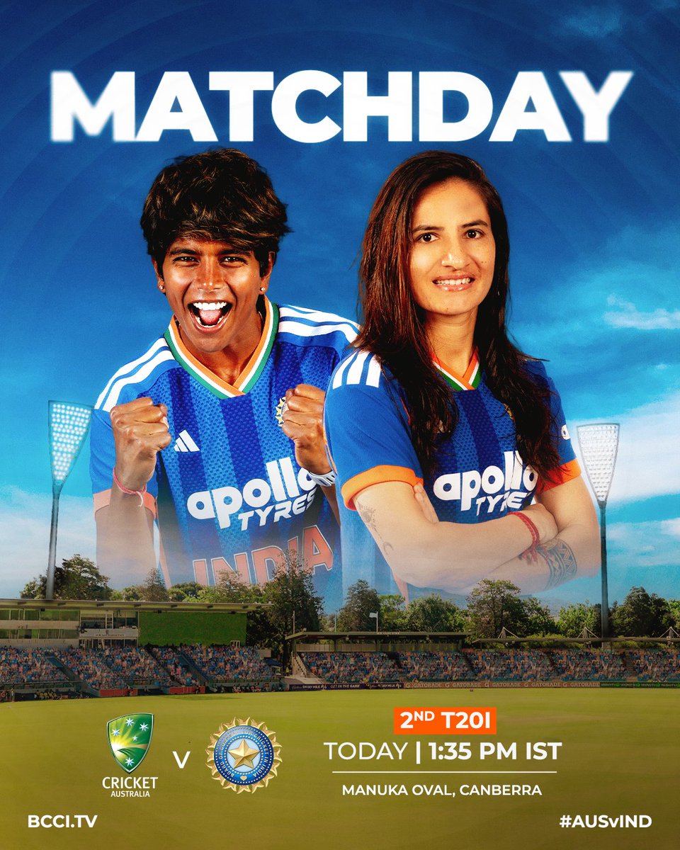 Series victory in sight 🔥 

📍 Canberra 
💻 BCCI.tv 
📱 Official BCCI App

#TeamIndia | #AUSvIND