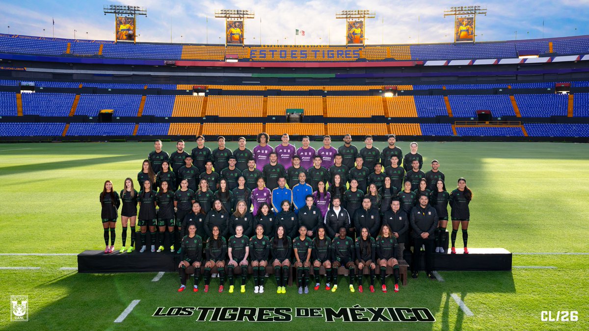 JulianExpositoV's tweet photo. CL 2026. Los Tigres de México. 
@TigresOficial @TigresFemenil @ClubTigresEN @ClubTigresFB https://t.co/c8feSNA9l9