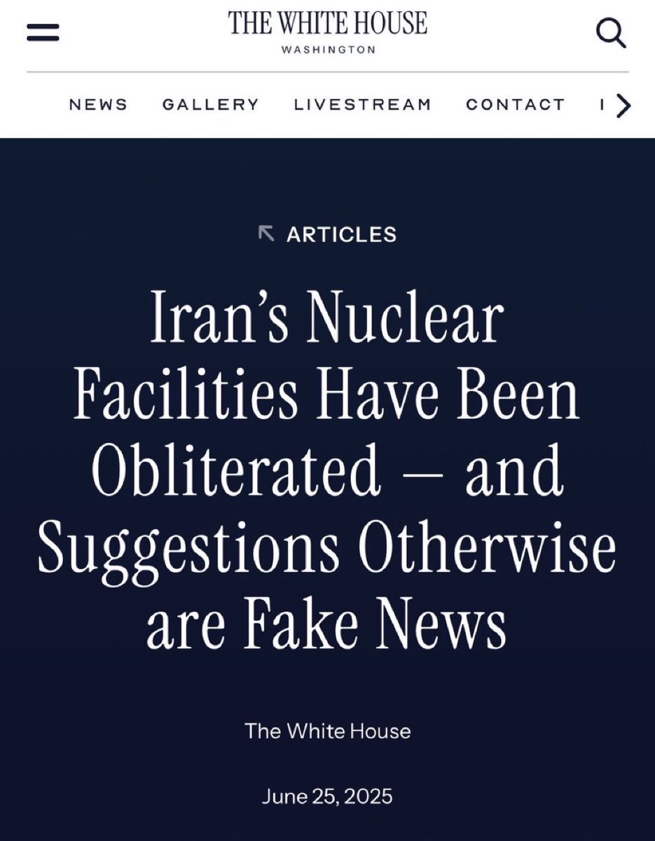 TheMaineWonk's tweet image. Why are we preparing for a major war with Iran over their nuclear program when this is on @WhiteHouse Website?

This administration is a joke.