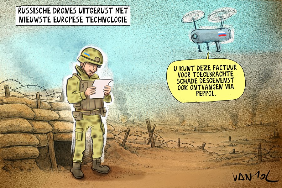#drones #Oekraine #Rusland #peppol #technologie <a href="/DoorbraakBE/">Doorbraak</a>