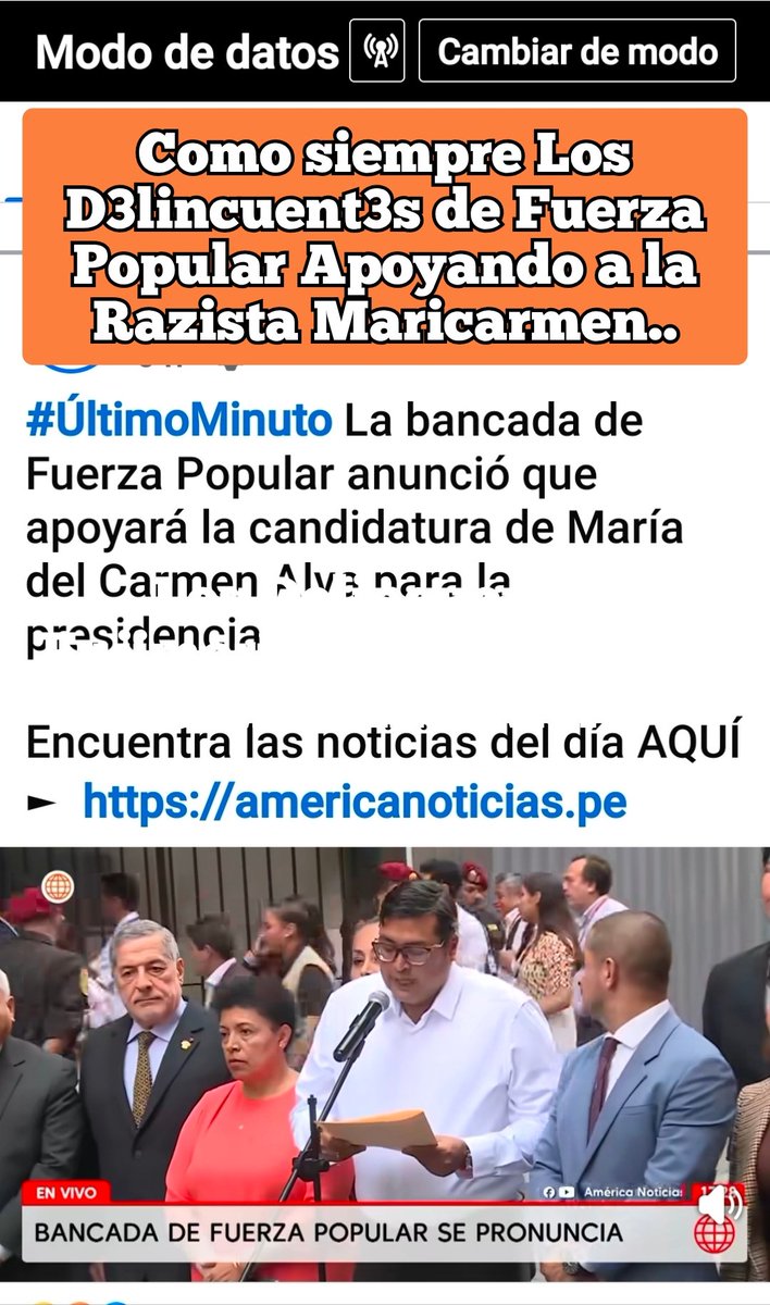 EnriqueCubas2's tweet photo. Ese es la Chamba del fujimorismo... Desestabilizar al Peru https://t.co/Tn9gMdVN2k