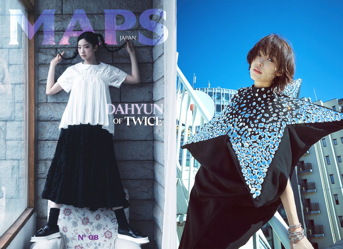TWICEダヒョン 神秘的でアヴァンギャルドな少女像 📙「MAPS JAPAN