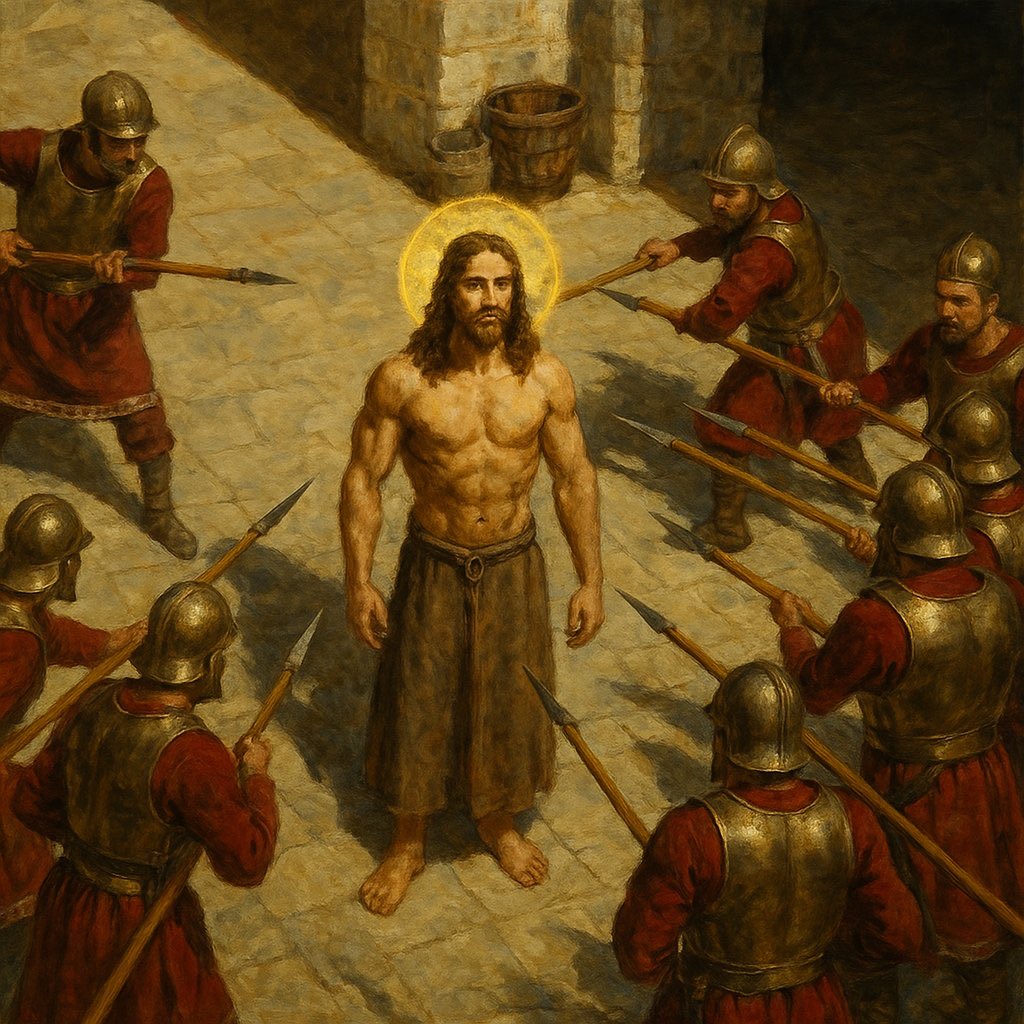 donvsflesh's tweet photo. For dogs have compassed me: the assembly of the wicked have inclosed me: they pierced my hands and my feet.

Psalms 22:16
KJV https://t.co/lDkYj3svMQ