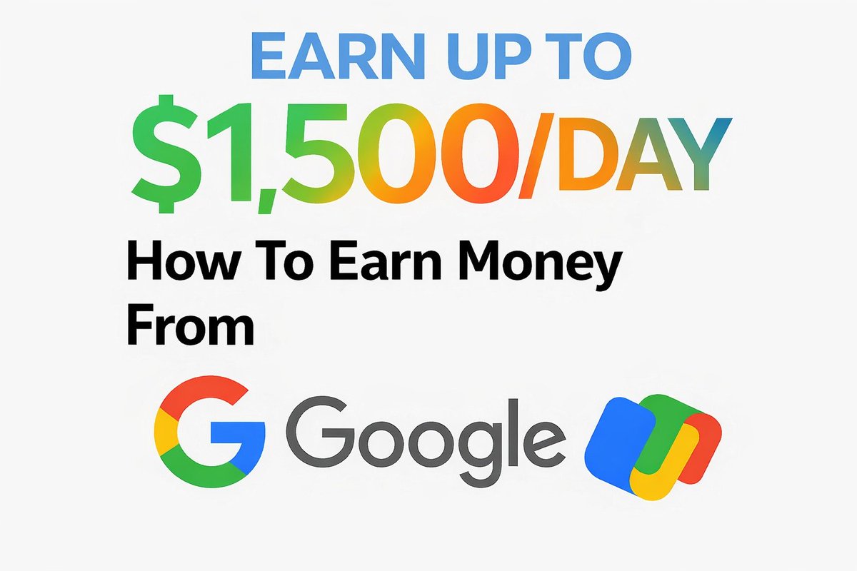 tech_genmuse's tweet image. 💰 Yes — Google really pays up to $1,500/day.

🎯 Not luck. Just the right method.

📘 Comment “Google” &amp;amp; Must follow — I’ll send you the step-by-step.

🔥 Like &amp;amp; Repost if you want in.