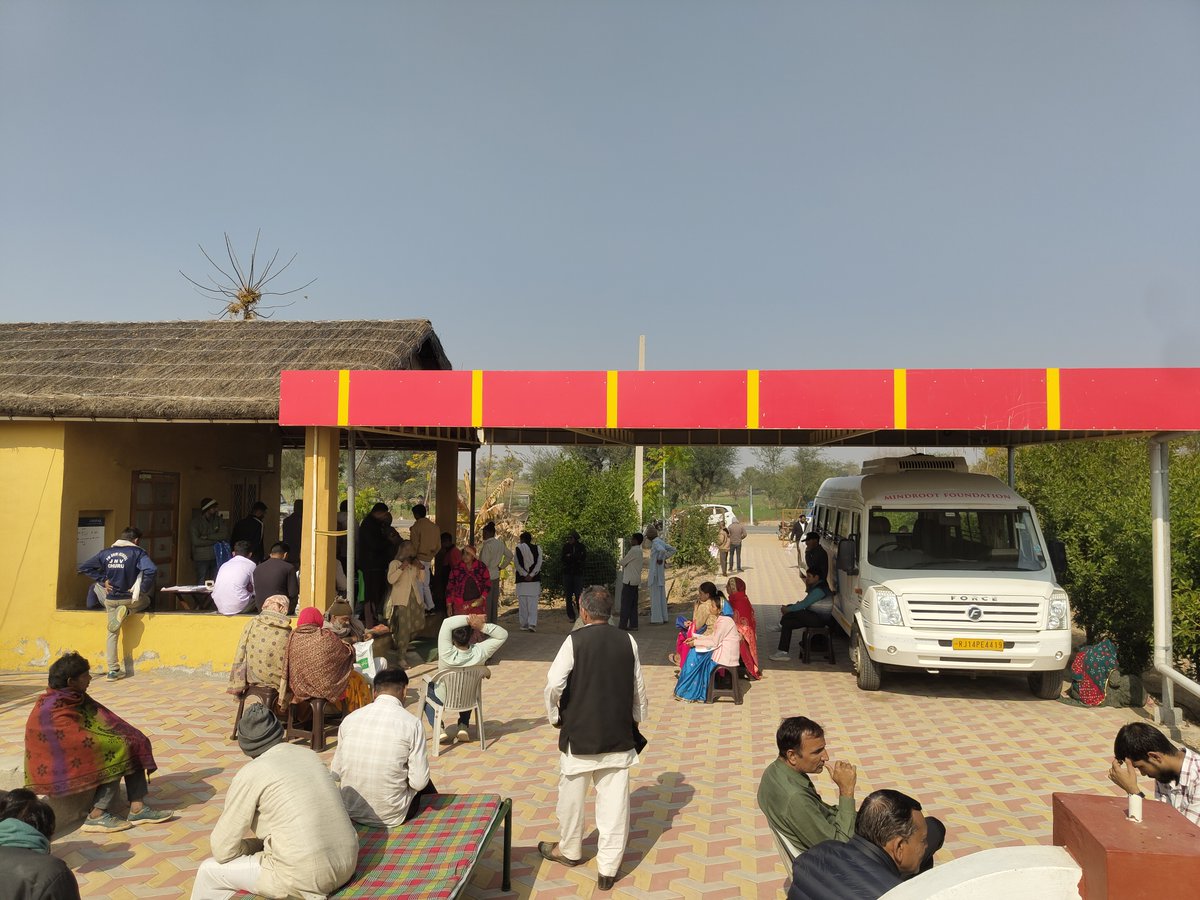 mindroot_india's tweet photo. Today, our Chopal Community Mental Health Initiative is reaching Ojaria Village, Churu with a dedicated OPD for Mental Health and Substance Use Disorders. https://t.co/4IatmsPptV