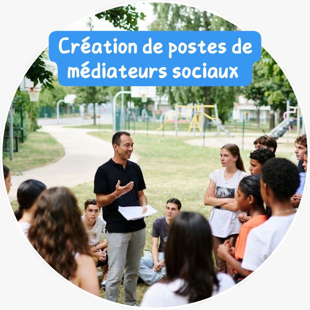 PIERREPhilipp12's tweet photo. 🧑‍🤝‍🧑Pour une ville plus sûre,% apaisée &amp; unie
Chacun doit pouvoir vivre en sécurité &amp; en tranquillité en étant écouté &amp; accompagné
C'est pourquoi nous proposons la création de postes de médiateurs sociaux municipaux qui travailleront en coordination avec notre police municipale https://t.co/NmSaKidkPw