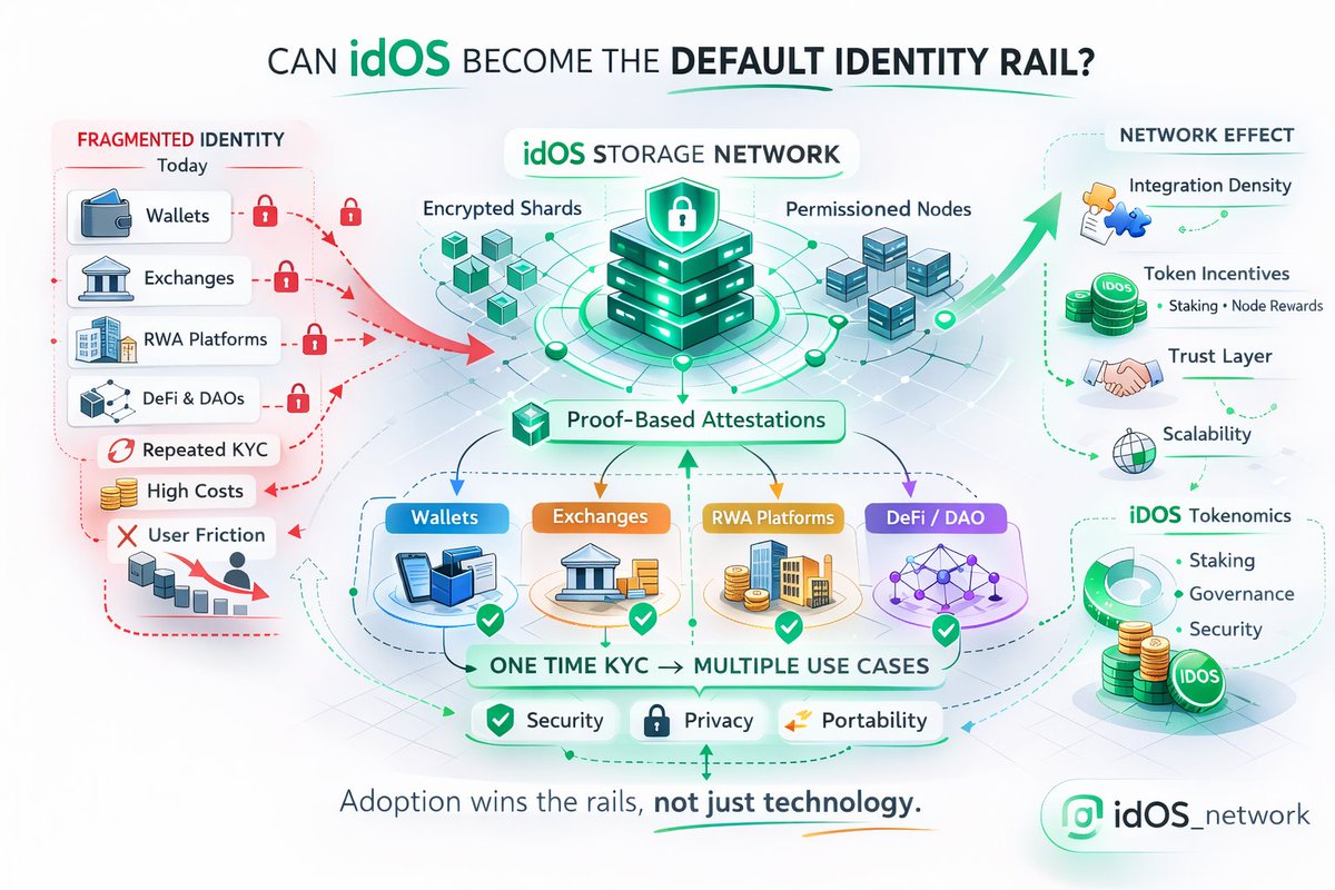 Reusable KYC is not the headline. The real question is whether idOS can ...