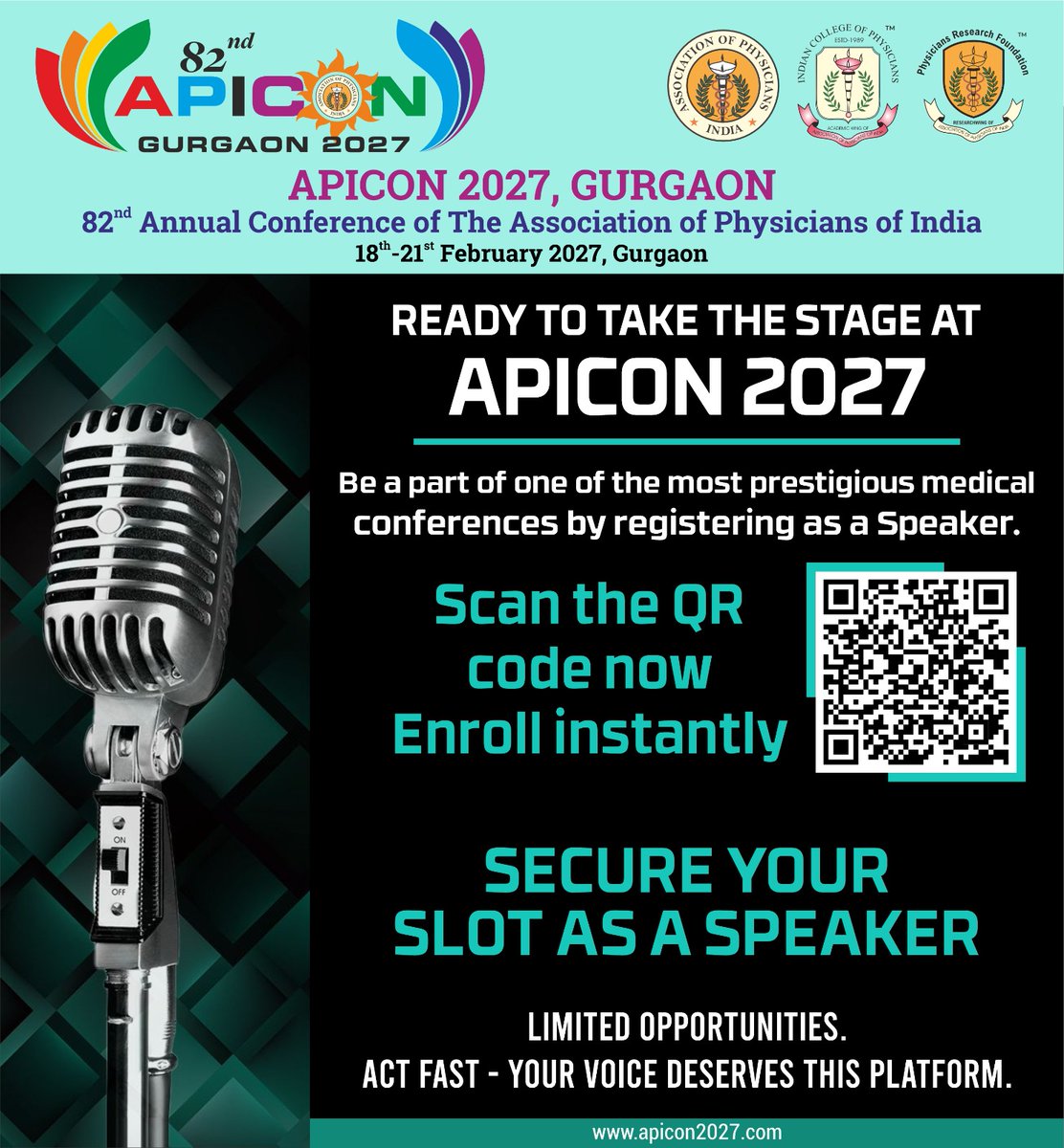 APICON 2027 Gurgaon tweet media