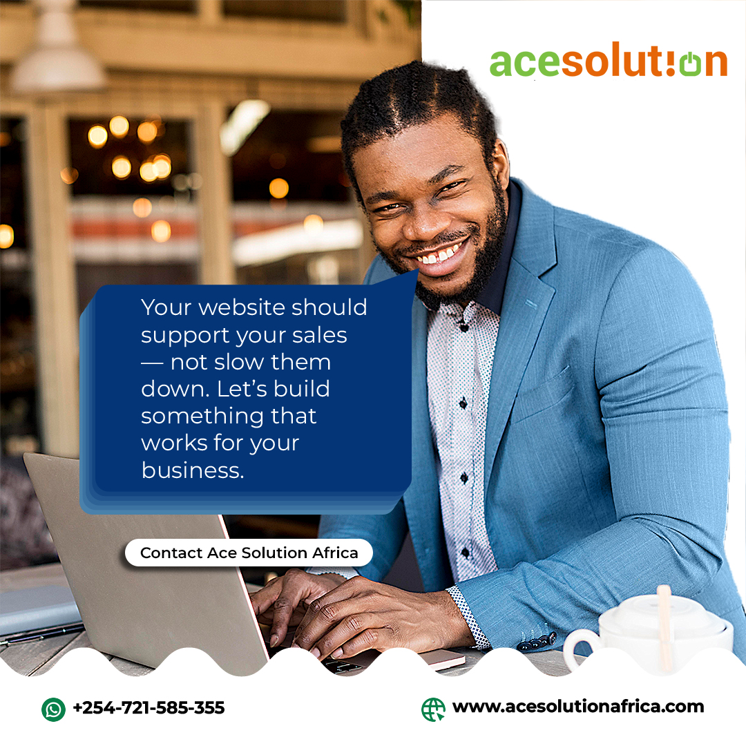 AceSolutionAf's tweet photo. Your website should support your sales — not slow them down.
Let’s build something that works for your business.
📲 Contact Ace Solution
Tel: +254-721-585355
Website Packages: https://t.co/m2thUAYP3h https://t.co/kDKeIF4gct