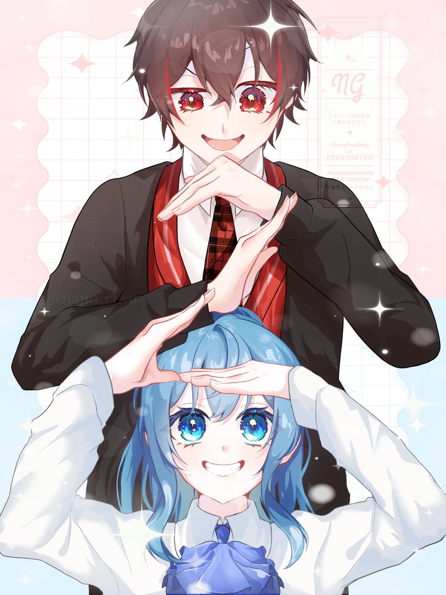 数字で見えなくなっちゃったけど、二人で数字の2作ってます😁