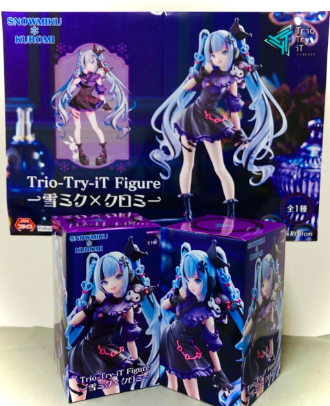 景品情報✨ 2月19日以降登場！ 雪ミク×クロミ Trio-Try-iT Figureｰ雪