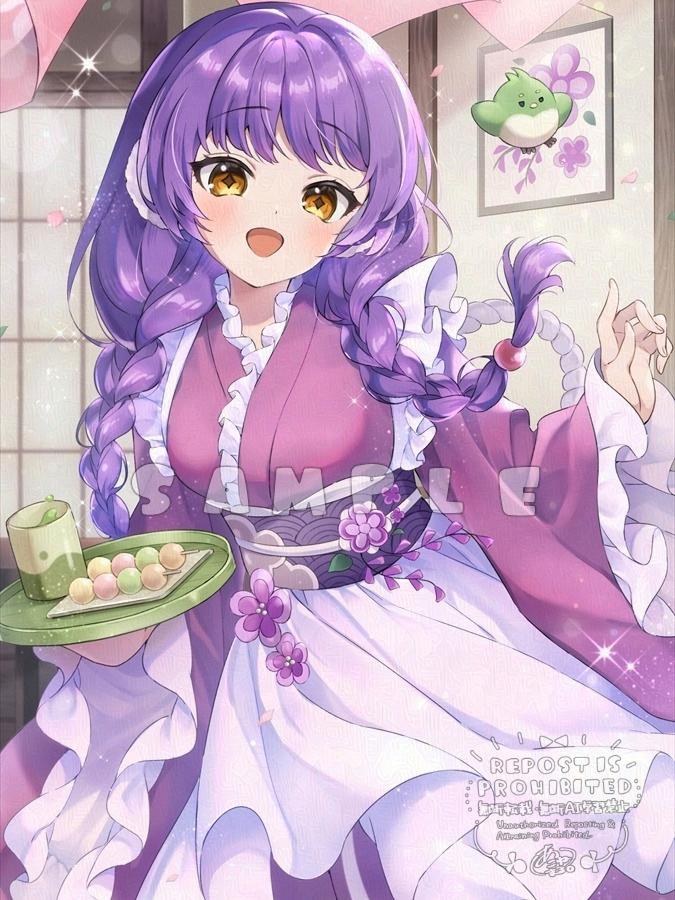 如月琉桜様（@ruo_saku59）の4.5周年イラストを制作させていただきまし