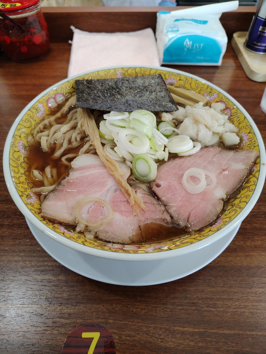 NoodlesMania's tweet photo. 拉麺ケンタ  鶴岡市文下
煮干しラーメン特盛¥1100
ごちそうさまでした。 https://t.co/atsUHUOOkf